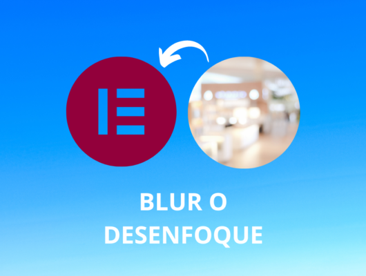 Código css para desenfoque o blur con elementor